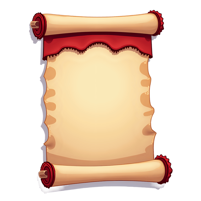 Free transparent PNG: Scroll with Red Wax and Curled Trim  Historical Clipart, free png download