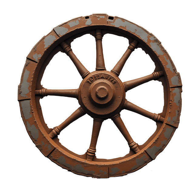 Free transparent PNG: Rusty Metal Wheel  Industrial Design Clipart, free download png