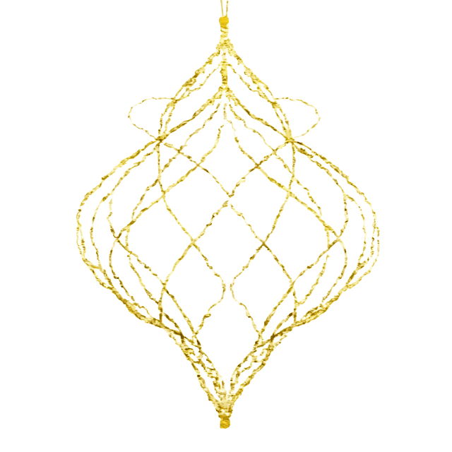 Free transparent PNG: Gold Hanging Ornament  Christmas Clipart, free downloadable png
