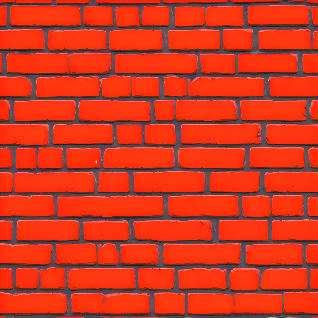 Free transparent PNG: Distinctive Brick Texture with Varying Mortar Lines PNG Image for Design and Decor