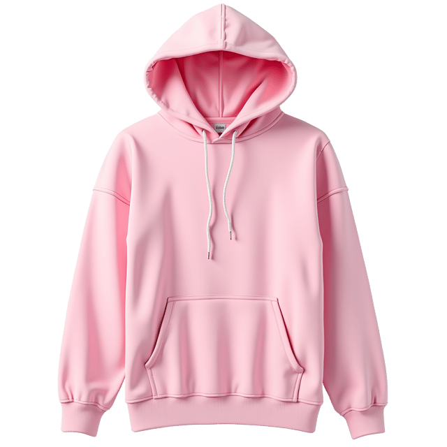 Free transparent PNG: Pastel Pink Hoodie Kangaroo Logo Illustration for Fashion and Branding