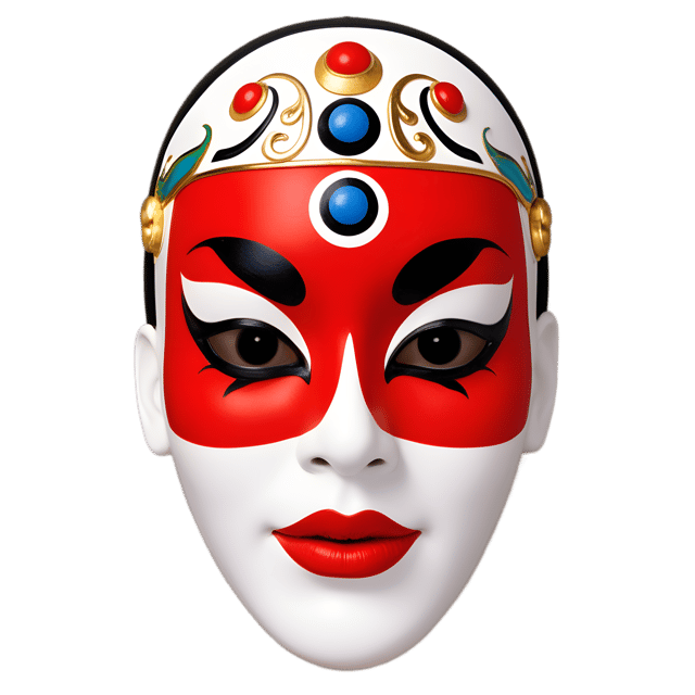Free transparent PNG: Chinese Opera Mask Transparent PNG for Art and Design