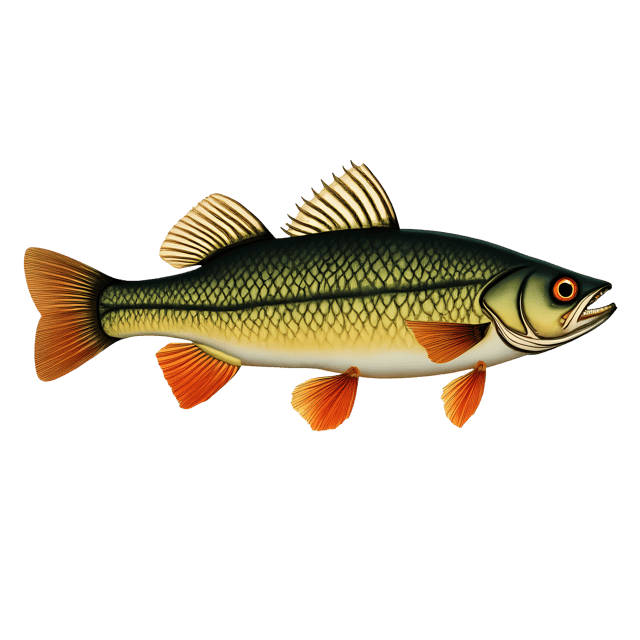 Free transparent PNG: Perch Fish PNG Clipart  Perfect for Aquatic Themes and Educational Use