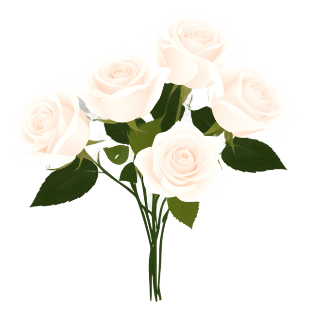 Free transparent PNG: Fresh Roses Bouquet PNG with Transparent Background for Floral Design and Clipart
