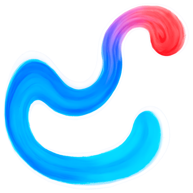 Free transparent PNG: Whimsical Color Wave PNG Design with Transparent Background