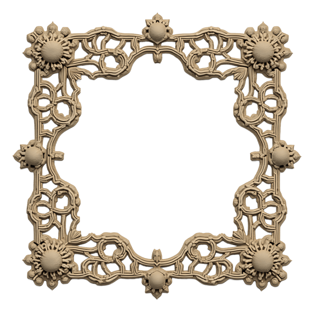 Free transparent PNG: Boho Macrame Frame PNG Clipart  Perfect for Bohemian Home Decor  Crafts