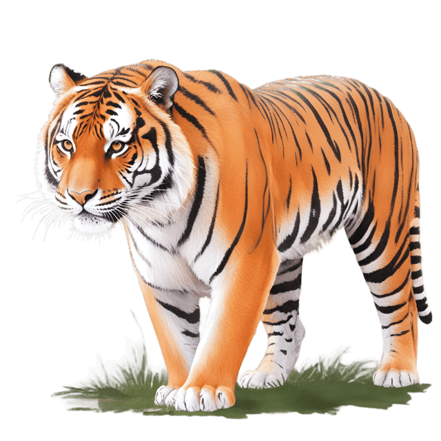 Free transparent PNG: Wild Tiger Camouflage Forest Background PNG Image for Nature and Animal Art Projects