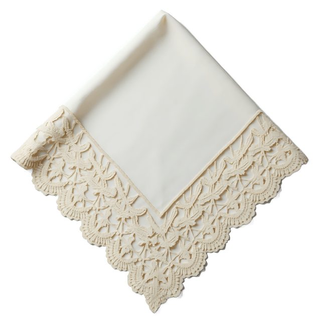 Free transparent PNG: Victorian Lace Handkerchief PNG Clipart  Elegant for Vintage Themes  Crafts