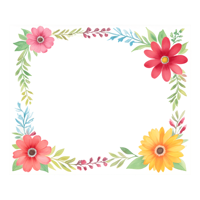 Free transparent PNG: Flowery Stationery PNG with Transparent Background for Elegant and Creative Projects
