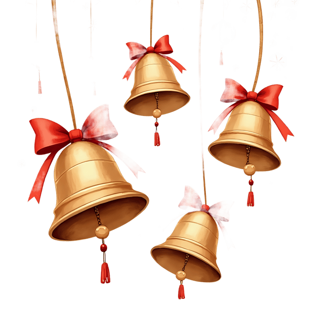 Free transparent PNG: Bell-shaped New Year Decoration PNG with Transparent Background