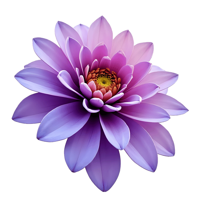 Free transparent PNG: Vibrant Purple Flower PNG with Transparent Background for Artistic and Decorative Use
