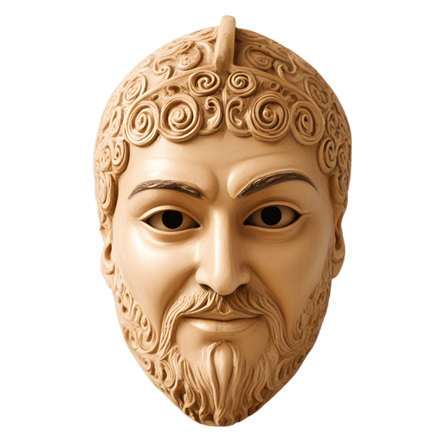 Free transparent PNG: Greek Theater Mask PNG with Transparent Background for Art and Design