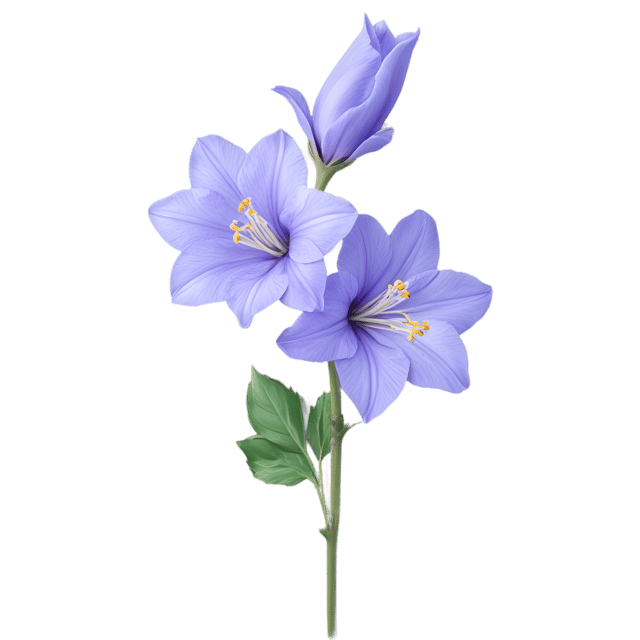 Free transparent PNG: Bellflower Flower Transparent Background PNG