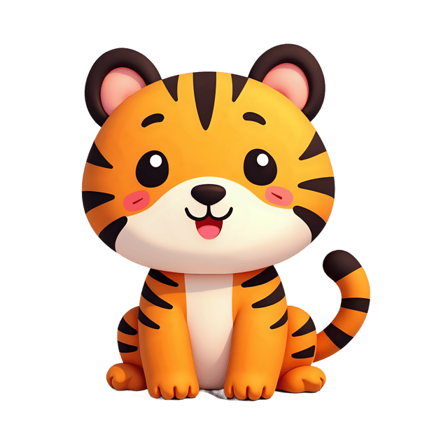 Free transparent PNG: Amigurumi Tiger  Crochet Animal Clipart, free download png