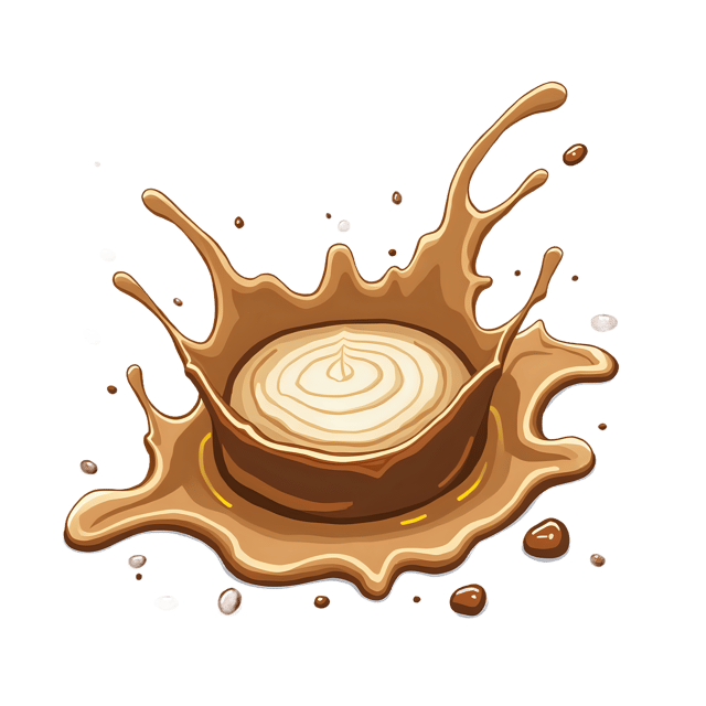 Free transparent PNG: Coffee Splash with Milk Swirl  Drink Clipart, free png download