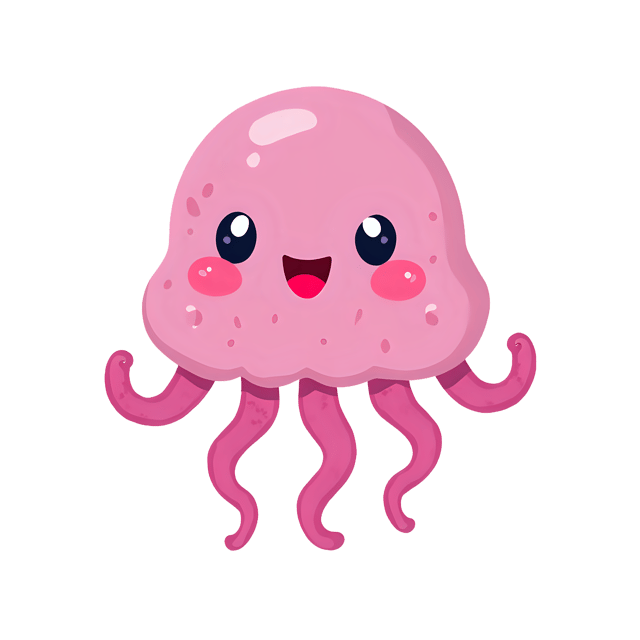 Free transparent PNG: Pink Jellyfish  Underwater Clipart, free transparent png download