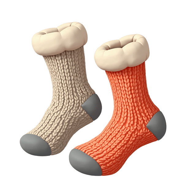 Free transparent PNG: Knitted Socks PNG Clipart  Perfect for Fashion and Crafting