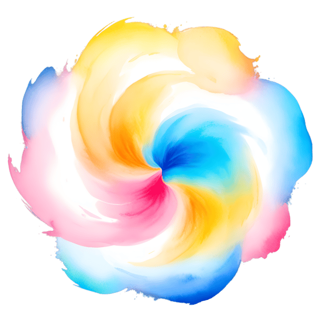Free transparent PNG: Luminous Color Swirls with Transparent Background - PNG Format