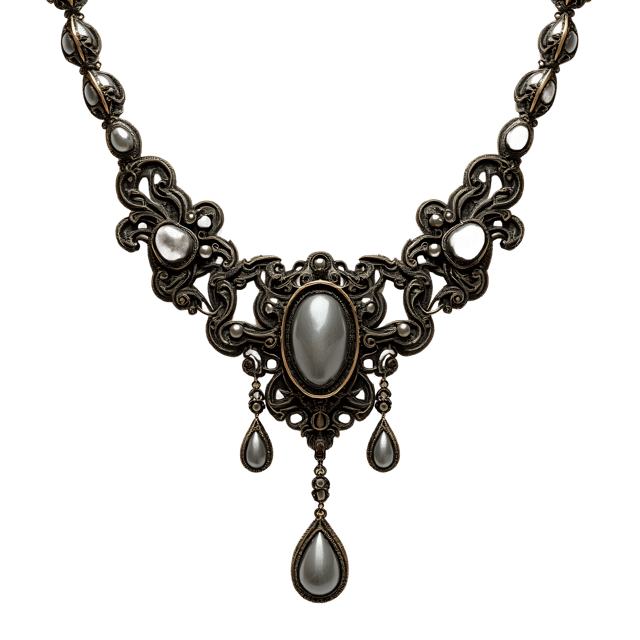 Free transparent PNG: Victorian Mourning Jewelry PNG Download  Antique Funerary Accessories for Historical Design  Collectibles