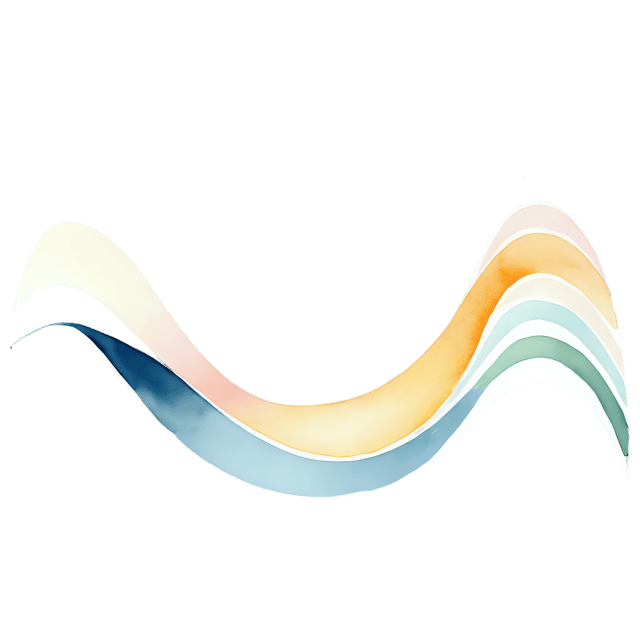 Free transparent PNG: Abstract Curve Watercolor Illustration – Transparent PNG