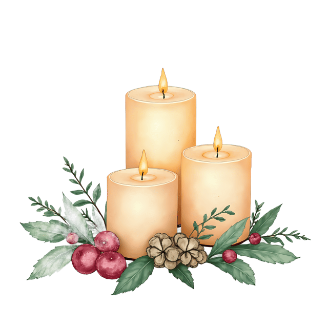 Free transparent PNG: Delicate Glass Advent Candleholder PNG with Transparent Background