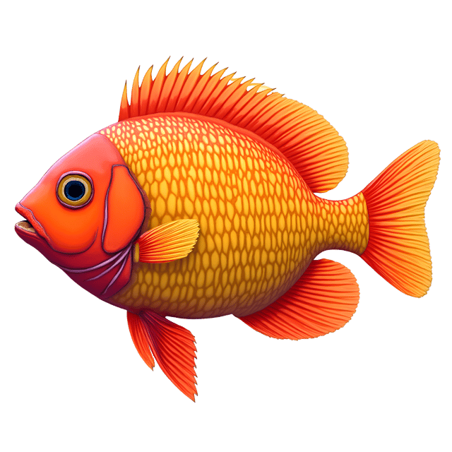Free transparent PNG: Dazzling Parrotfish Illustration with Bright Scales