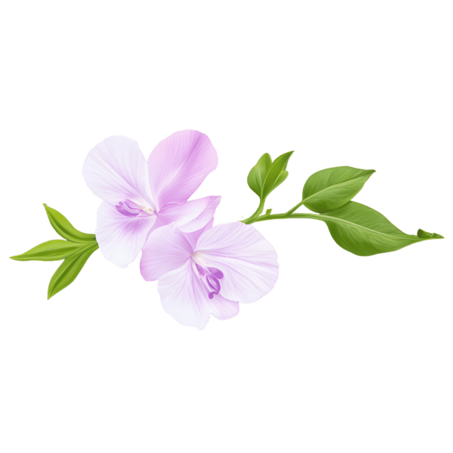 Free transparent PNG: Sweet Pea Flower PNG with Transparent Background for Botanical Art and Design