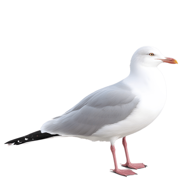 Free transparent PNG: Seagull Bird PNG with Transparent Background for Art and Design