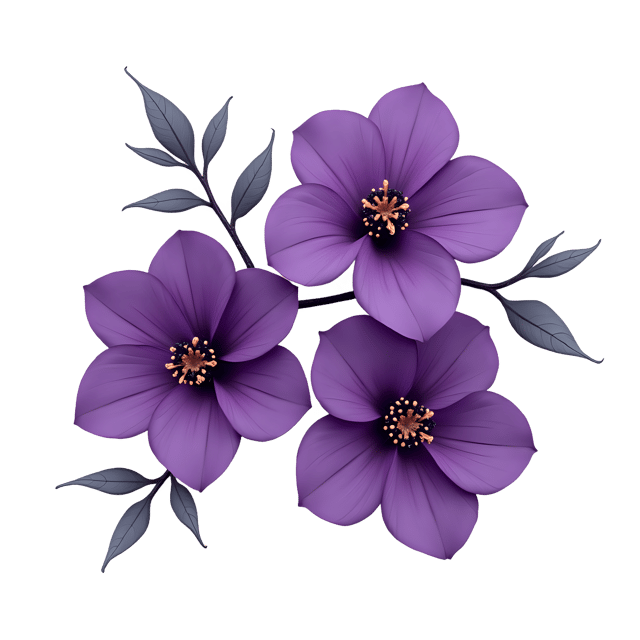 Free transparent PNG: Blackcurrant Flowers PNG with Transparent Background for Floral Design and Art