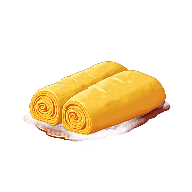 Free transparent PNG: Tamago Omelette  Japanese Breakfast Clipart, free download png