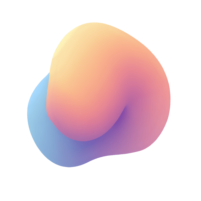 Free transparent PNG: Gradient Blob Design Element  Modern Clipart, free downloadable png