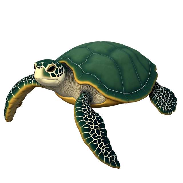 Free transparent PNG: Large Spotted Green Sea Turtle PNG Clipart with Transparent Background