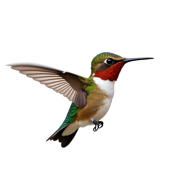 Free transparent PNG: Tiny Hummingbird PNG with Transparent Background for Nature and Floral Art