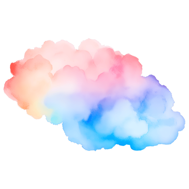 Free transparent PNG: Dancing Hues in Ethereal Glow PNG Design for Artistic and Decorative Use