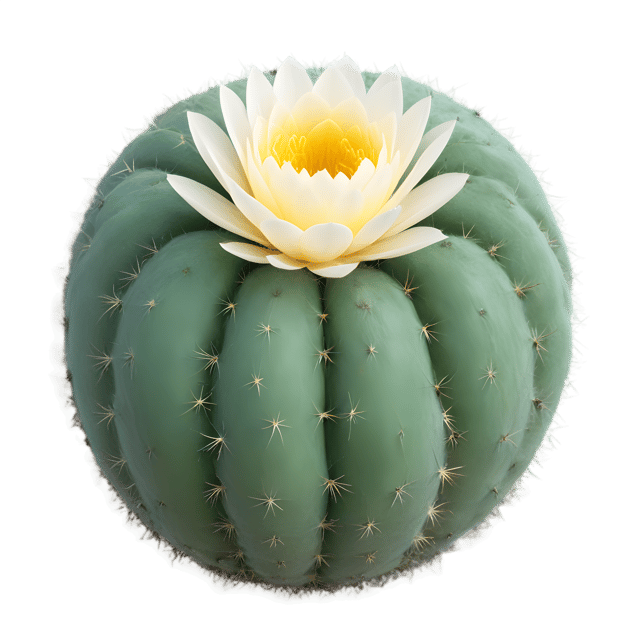 Free transparent PNG: Astrophytum Cactus Transparent Background PNG for Botanical and Artistic Use