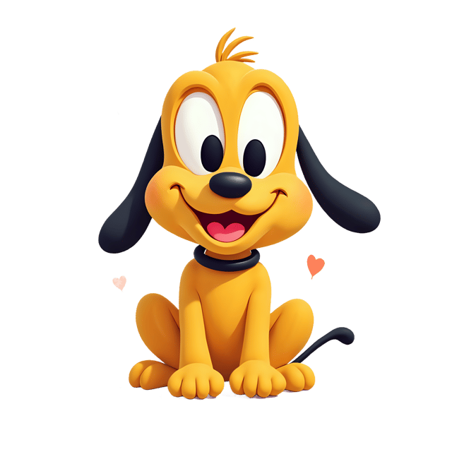 Free transparent PNG: Cozy Pluto Smiling Face PNG with Transparent Background