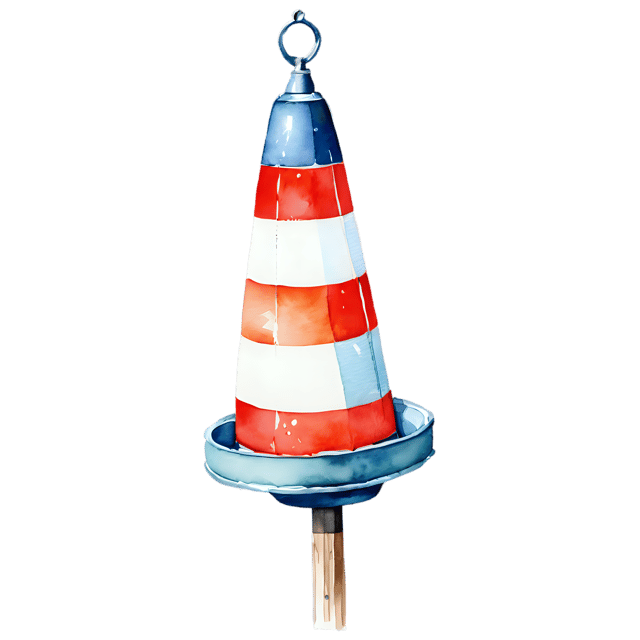 Free transparent PNG: Coastal Buoy Watercolor Illustration – Transparent PNG