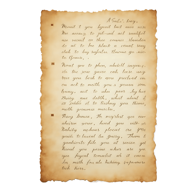 Free transparent PNG: Vintage Ephemera Letter  Faded Handwriting Clipart, free png download