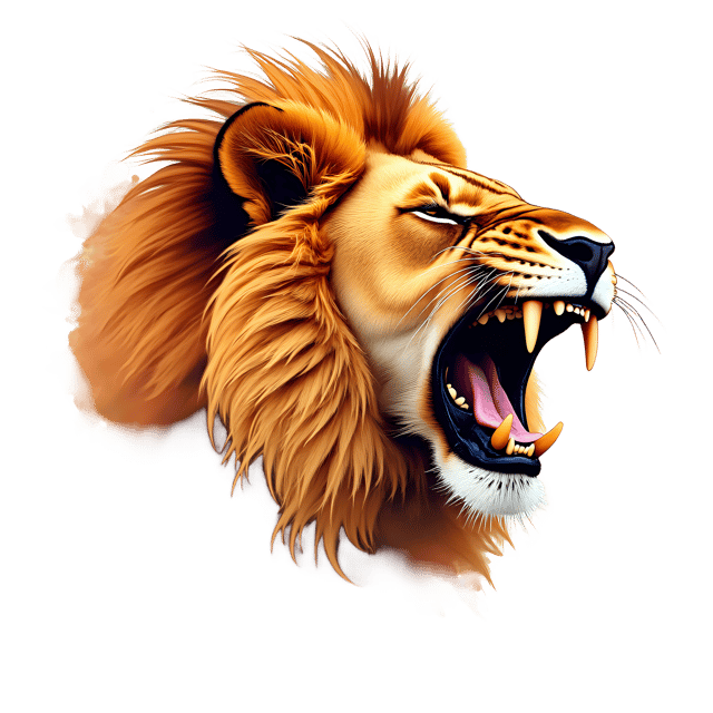 Free transparent PNG: Majestic Lion PNG with Transparent Background for Art and Design Projects