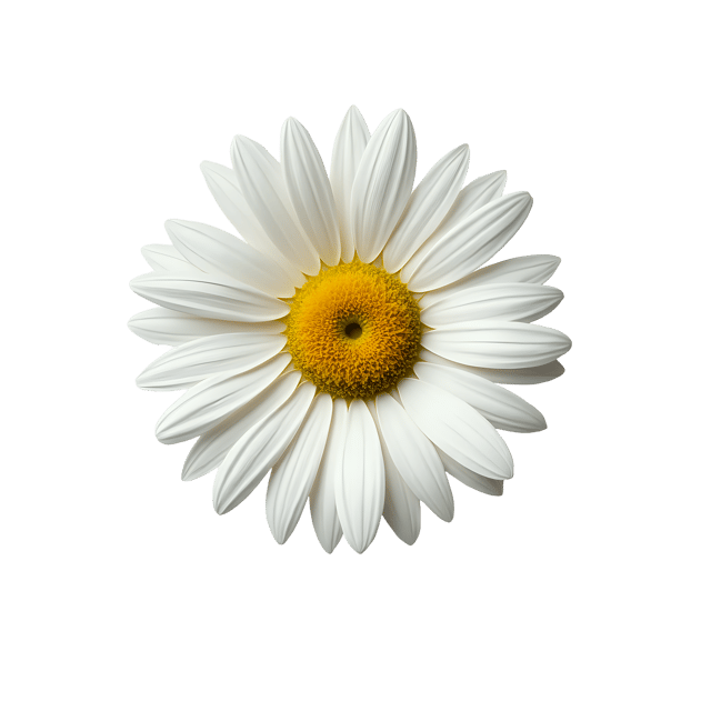 Free transparent PNG: Daisy Flower  Simple Botanical Clipart, free png download
