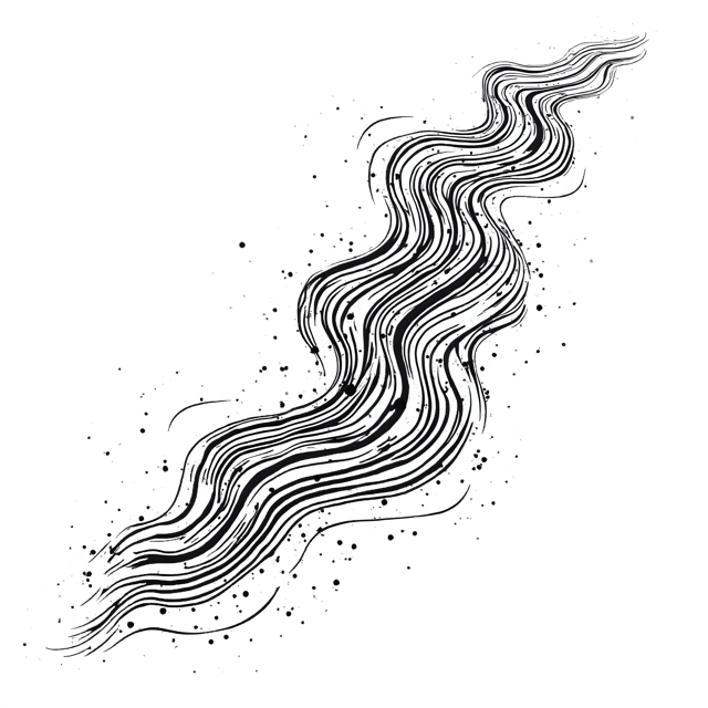 Free transparent PNG: Hand-Drawn Wavy Line with Grunge  Free Downloadable PNG