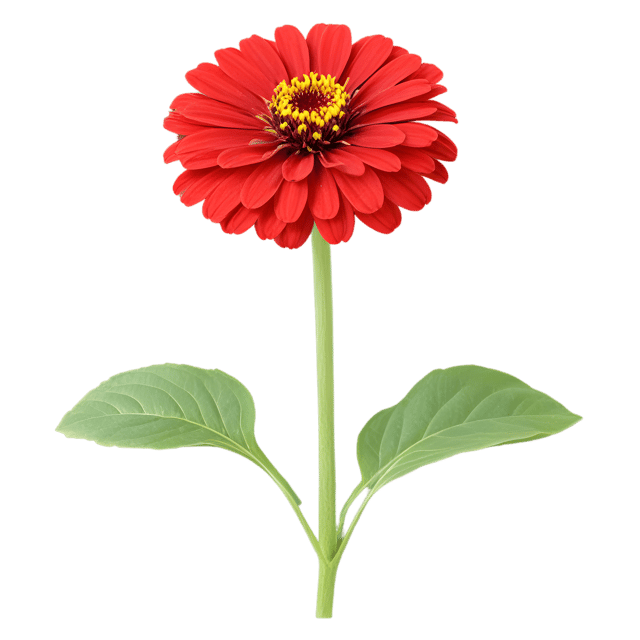 Free transparent PNG: Zinnia Flower PNG with Transparent Background for Botanical Art and Design