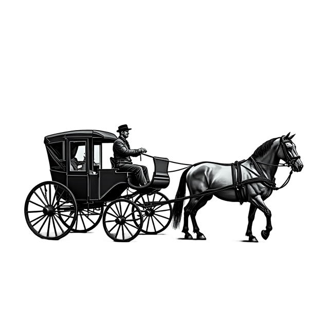 Free transparent PNG: Victorian Horse-Drawn Carriage PNG Clipart  Perfect for Historical Design and Education