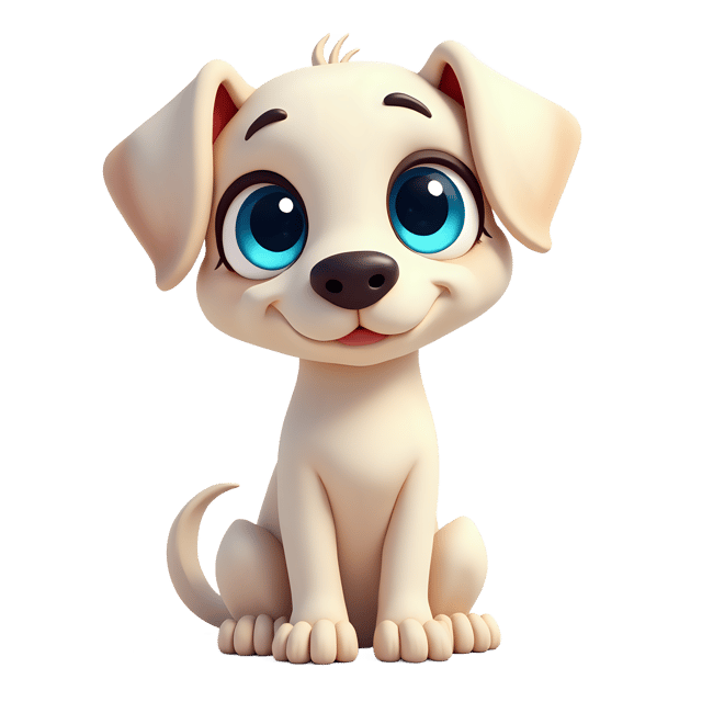 Free transparent PNG: Ivory Great Dane PNG with Elegant Stance and Calm Blue Eyes