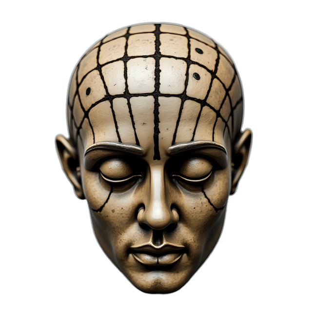Free transparent PNG: Victorian Phrenology Head PNG Clipart  Historical and Educational Use Cases