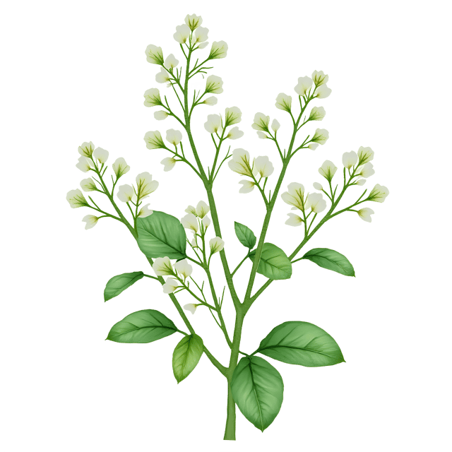 Free transparent PNG: Baby's Breath Green Shoots PNG with Transparent Background for Botanical Art