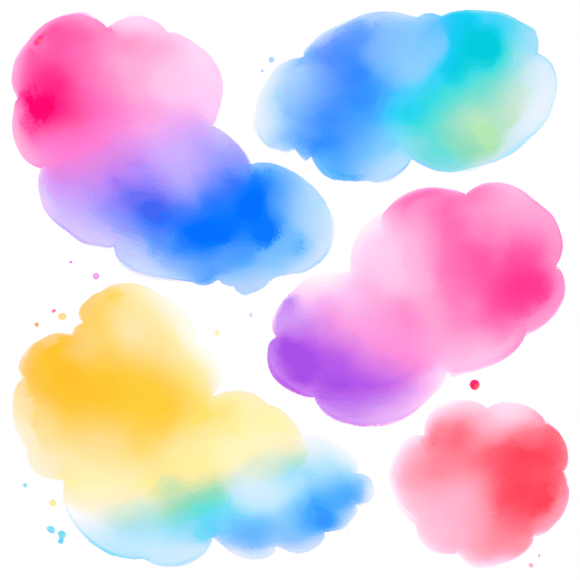 Free transparent PNG: Ethereal Color Blend Canvas Art with Transparent Background (PNG Format)