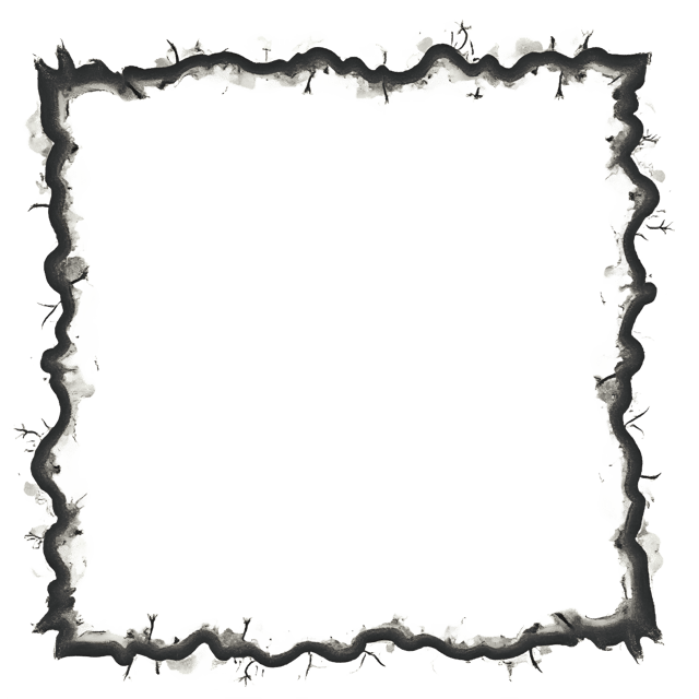 Free transparent PNG: Rustic Stamp Frame with Jagged Curl  Handmade Craft Clipart, free png download
