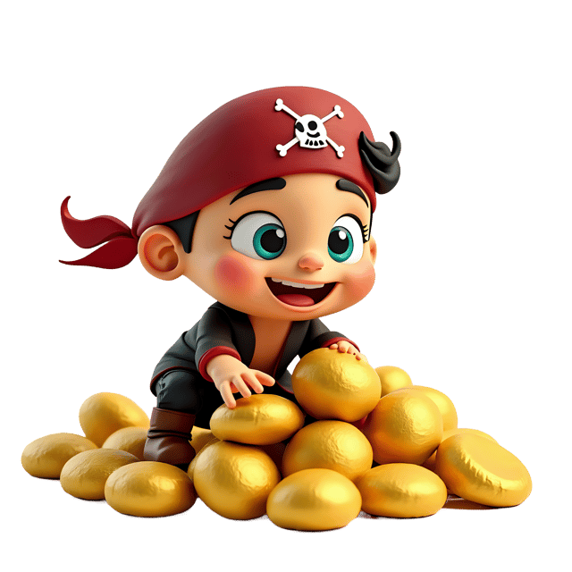 Free transparent PNG: Pirate Gold PNG Download  Perfect for Treasure Themes, Decor  Crafts