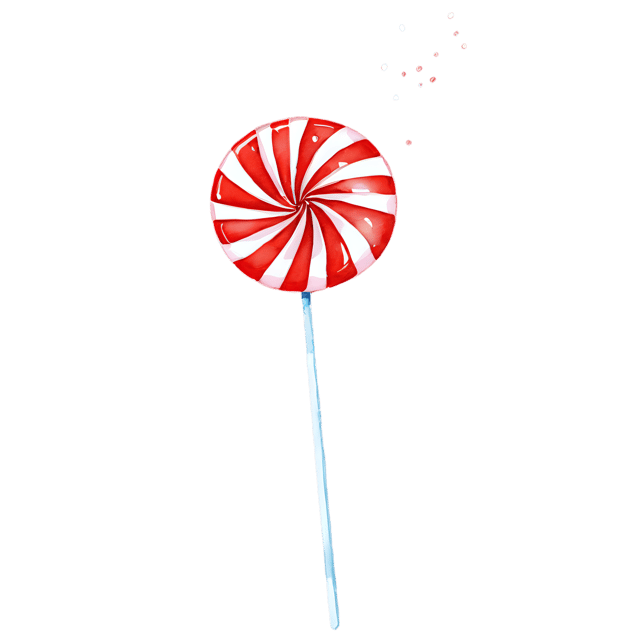 Free transparent PNG: Candy Watercolor Illustration – Transparent PNG for Crafts & Design